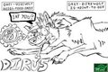 (OLD Gift Art) Dirus Runs the Gauntlet