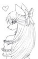Kitty Loves Wolfie- Line art