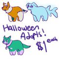 halloween adoptables by reptilerobot