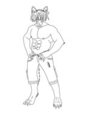 My Fursona (Lineart)