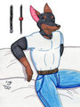 Corin the Dobie by Felixpath