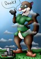 The Giant Ferret Says "Dook!"