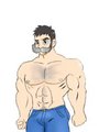 Gottfried The Muscular mustached man