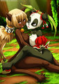 CaflipxPandawa (yurihaven by bbmbbf