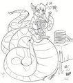 Being a contest judge is a fulfilling job - art by Blondie