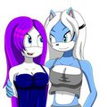 Winter and Zoey by JoshuatheRacefox