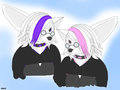 ~Sketch~ Nikki's twin by NikkiFoxxysocks