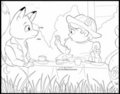Skippy Skupple (Coloring Page)