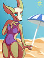 Fennec on the Beach