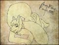 Butt Up, Inked sketch  by Fangz