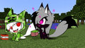 luna creeper x laux slenderman by laux
