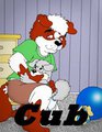 "Comforting my pup!"