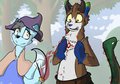 Io and Jupiter by ConmanWolf