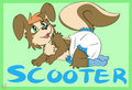 C : scooters crawling babbu badge by TheLittleShapeshifter