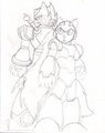 MegaManFox and Raziao as Zero