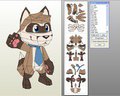 Fender papercraft template (work in progress)