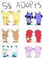5$&nbsp;&nbsp;CARE-MON ADOPTS!!!