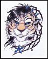 drawn by Siobhan - Tiger Gift Art