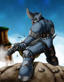 Commission_Tank the Rhino by EvilRick