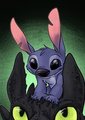 Toothless and Stitch by Supi
