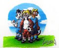 Commission: wanna play with us? part 2 by silverdragon