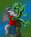 Commission: gooey cuddle! <3