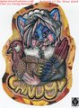 Candy Thanksgiving Badge Commish