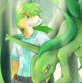 Me & Grovyle by Silserker