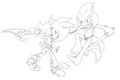 Commission: Playful Fight?