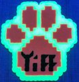 Yiff Paw (glow-in-the-dark)