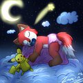 Foxy on his way to dreamland