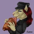 Mm... ham! by LauraDog