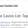 inclavecasinolist